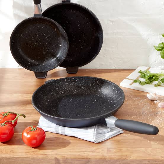 Non-Stick Ceramic Frying Pan Set 3pc